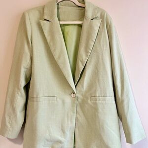 Women's Light Green Blazer